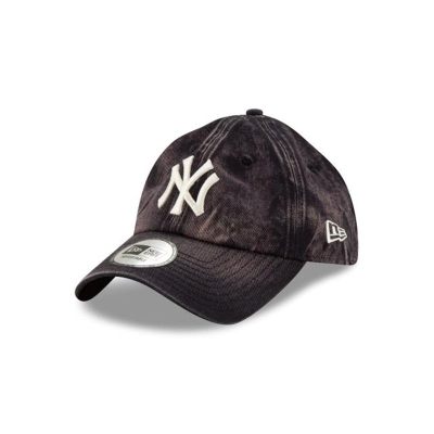 Blue New York Yankees Hat - New Era MLB Hand Brush Wash Casual Classic Adjustable Caps USA2748109